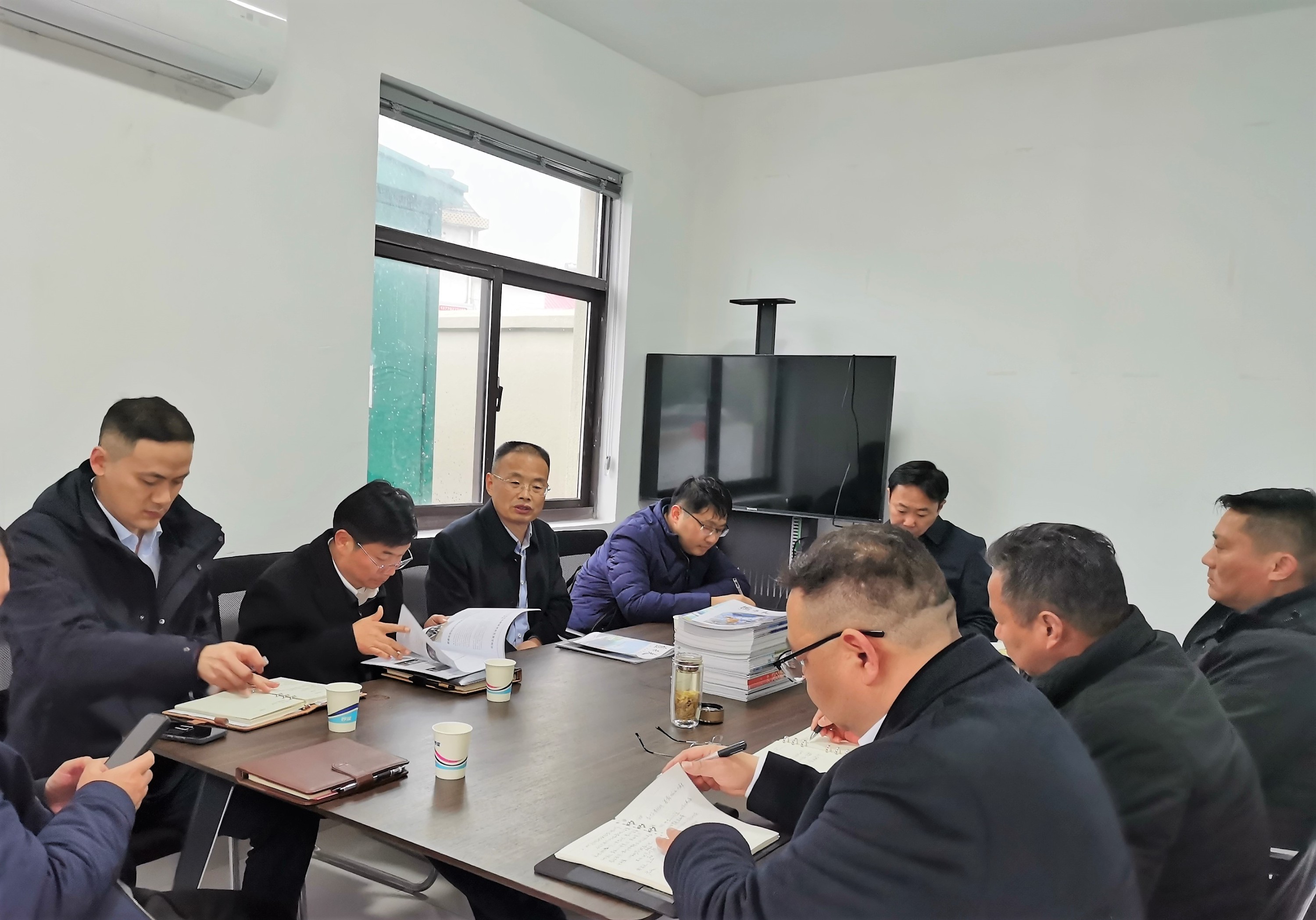 調(diào)研會現(xiàn)場